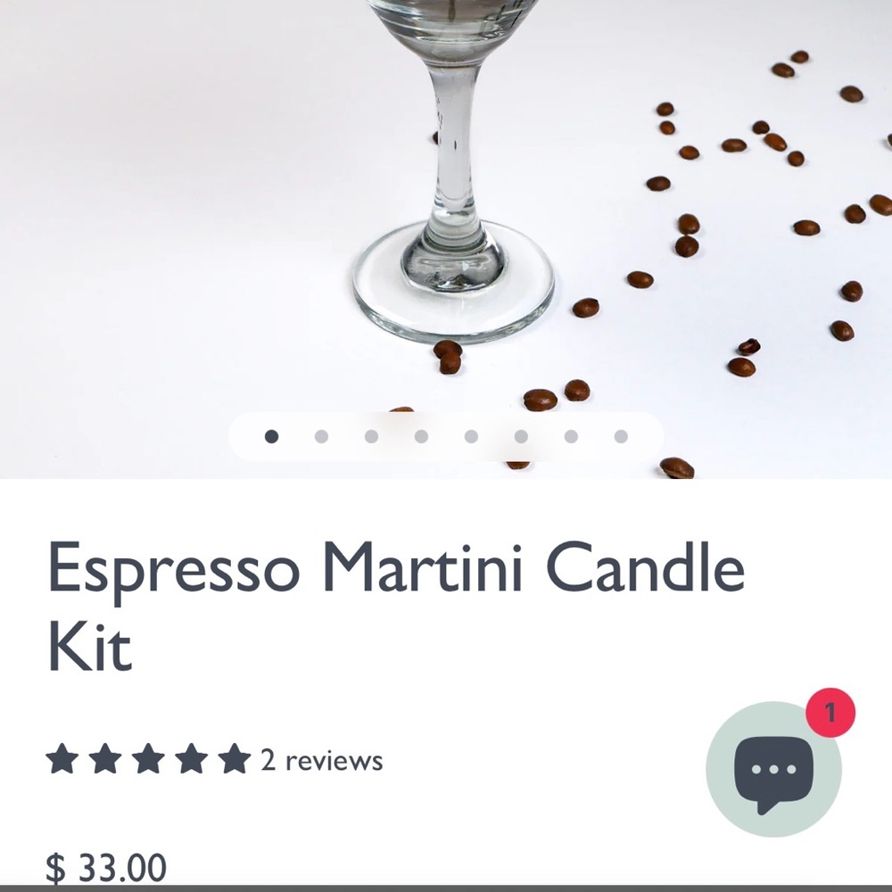 Adults & Crafts Espresso Martini Candle Kit